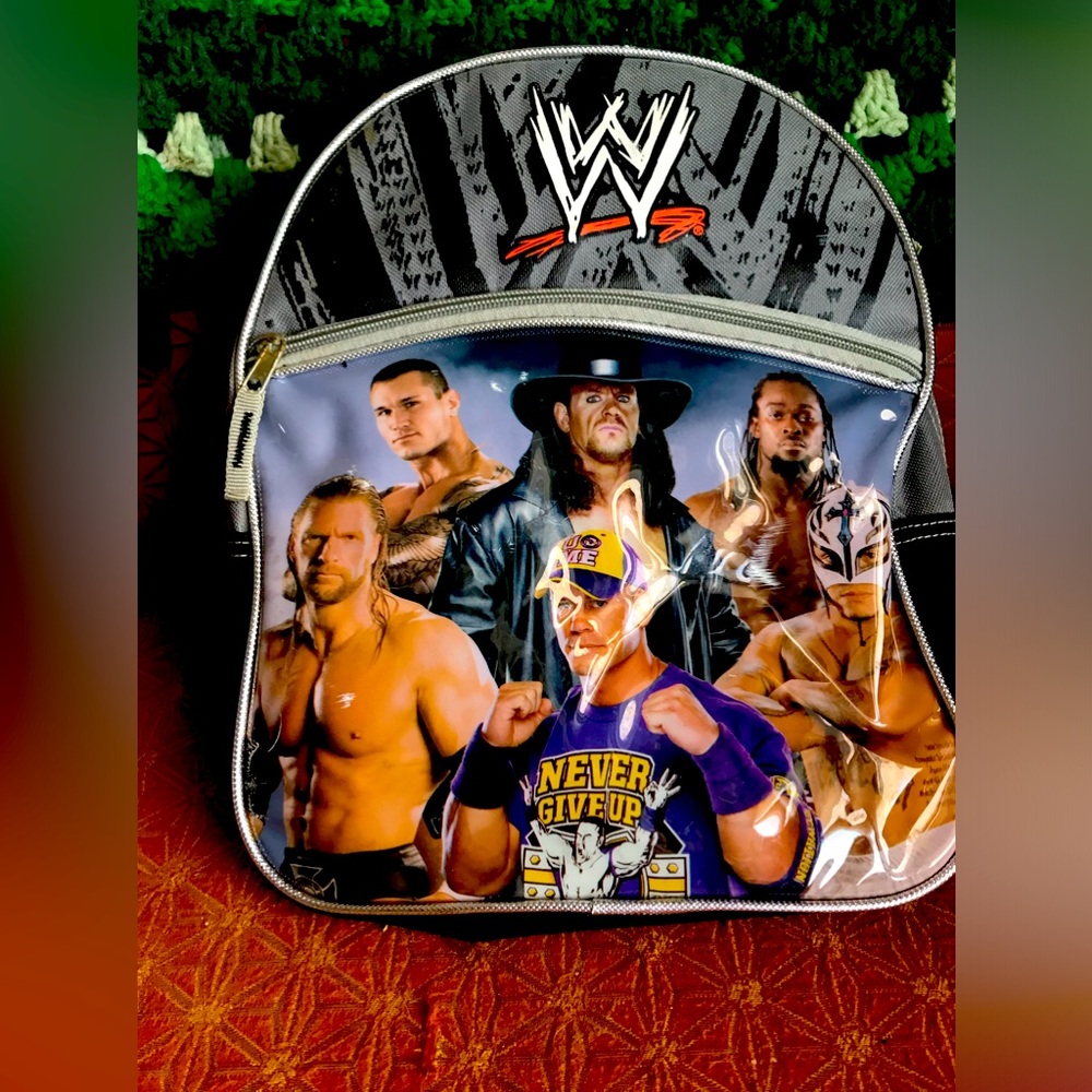 Extremely Rare~WWE Character Backpack~2011~12” x10”~Great Shape~FAB Starpoint